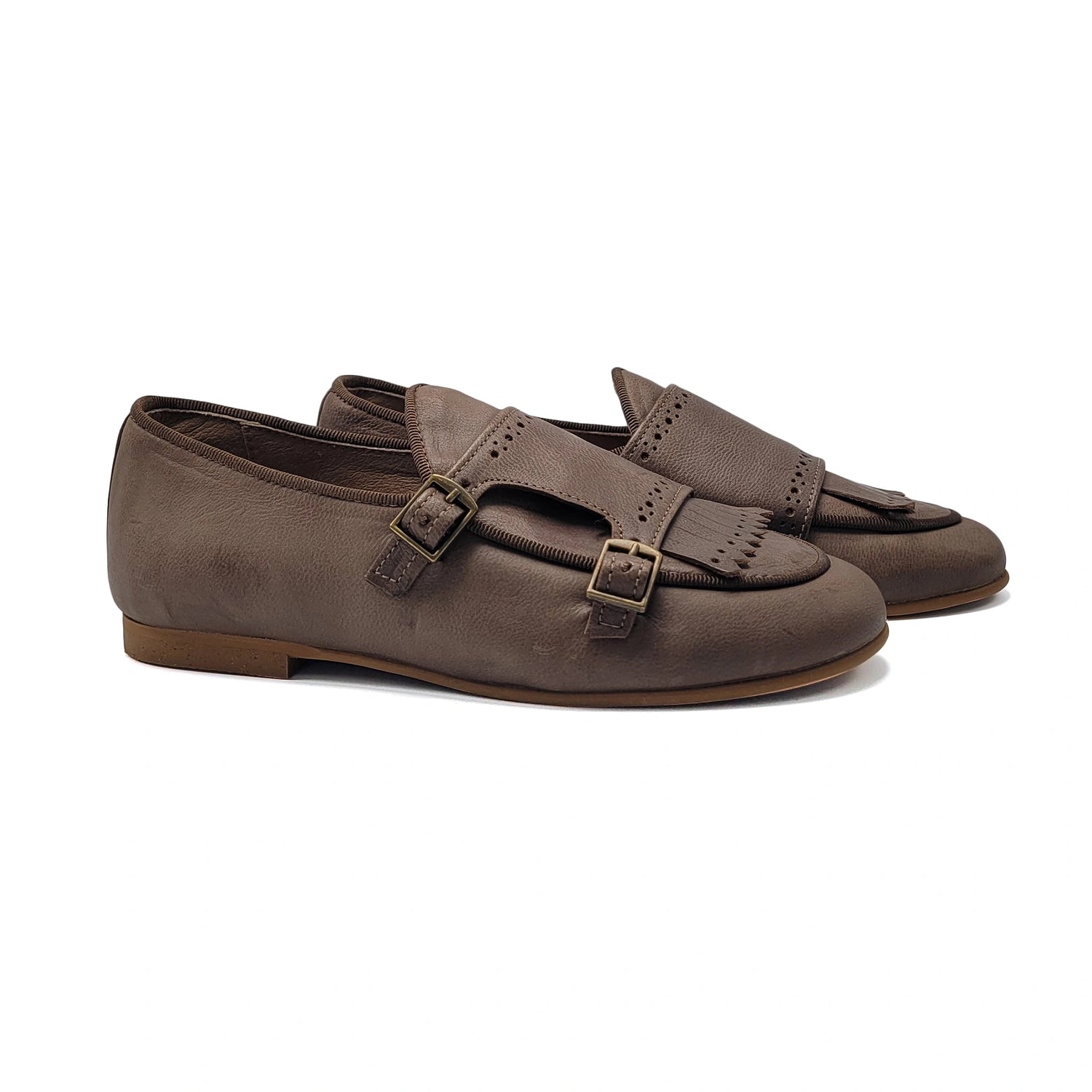 Sonatina Rogers Coffee Fringe Slip on