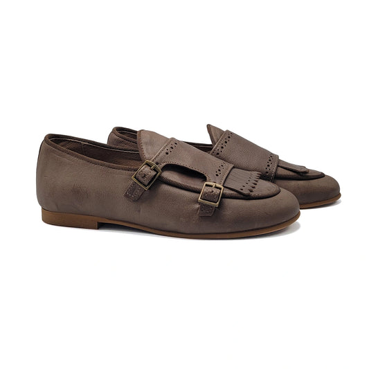 Sonatina Rogers Coffee Fringe Slip on