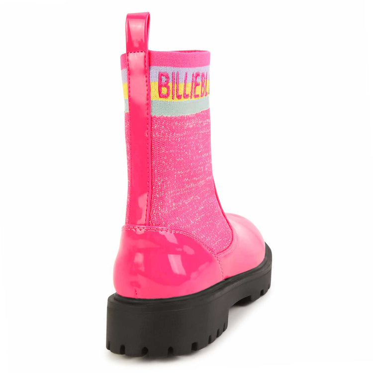 Billie Blush Pink Knit Boot 19373
