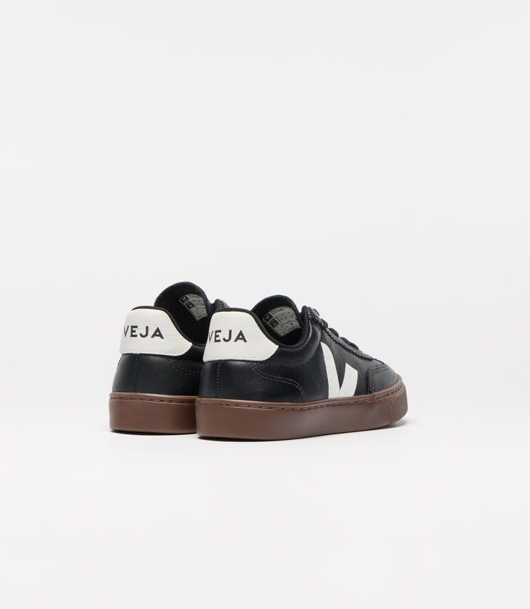 Veja Black Bark No Tie Lace Slip On Sneaker