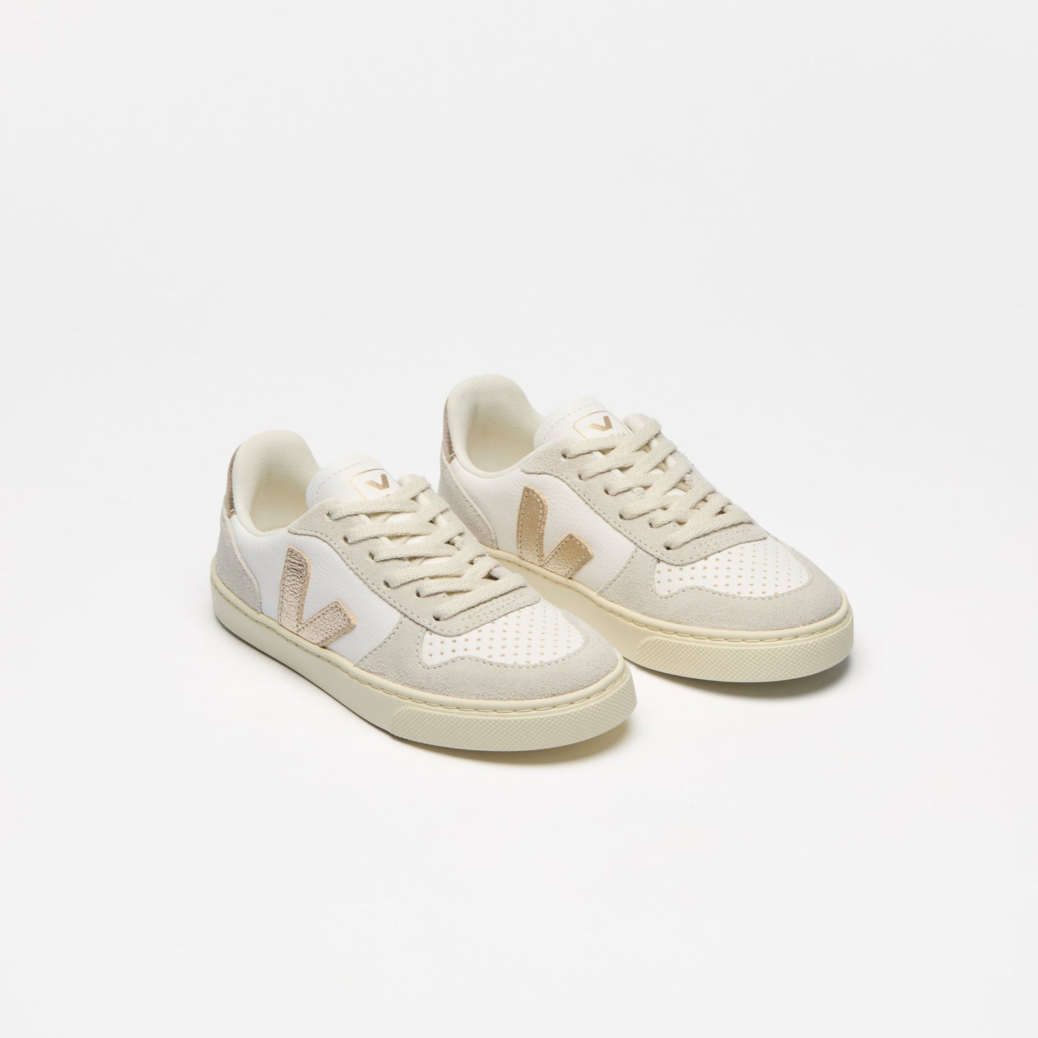 Veja Rose Gold Lace Sneakers V10L