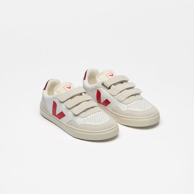 Veja White Red Triple Velcro Sneaker V103