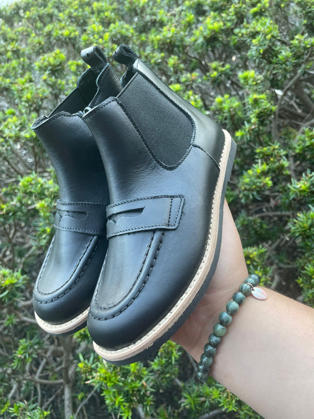 MANUELA DE JUANS3219 Black Leather Boot