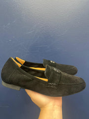 Edward Pearl Black Velvet Clover Loafer 193617