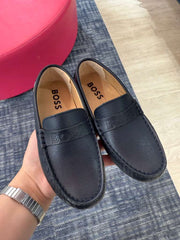 Hugo Boss Navy Tan Loafer J51651