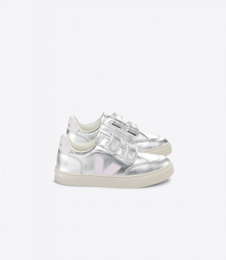 Veja Silver Pink Velcro Sneaker V102