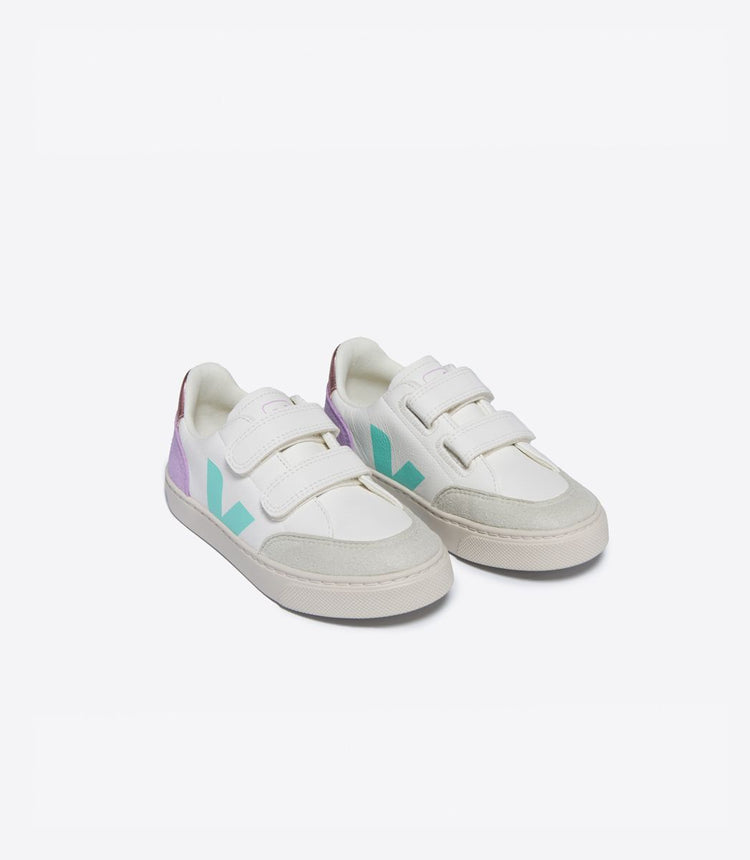 Veja Orchid White Multicolor Velcro Sneaker V102