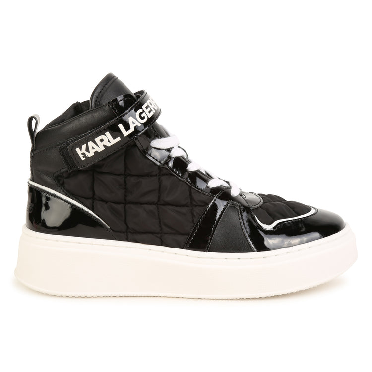 Karl Lagerfeld Black White Sneaker Z19116