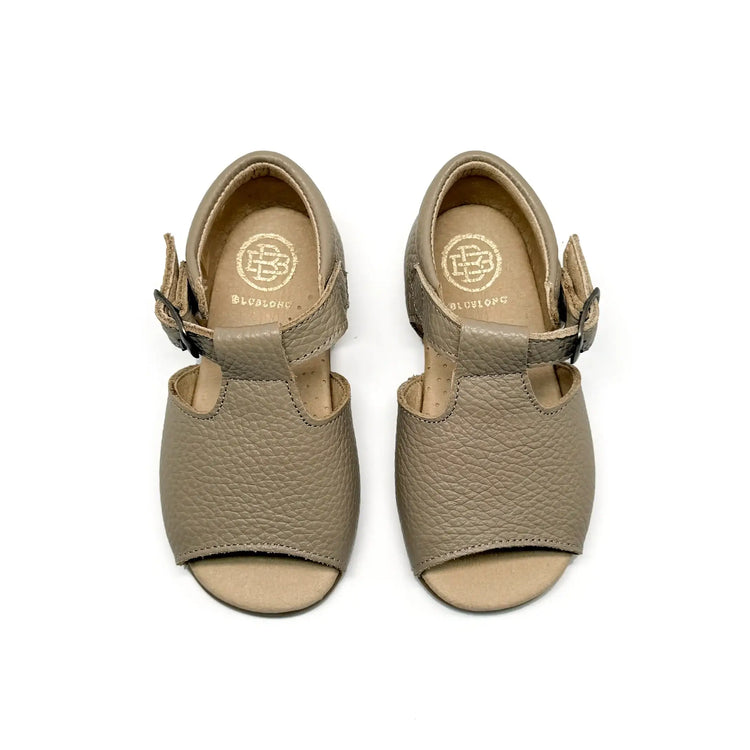 Blublonc baylee taupe baby sandal fast shipping