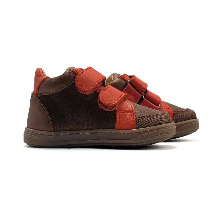 Acebos Brown Orange First Walker Sneaker 1329 - 20 - FIRST WALKER