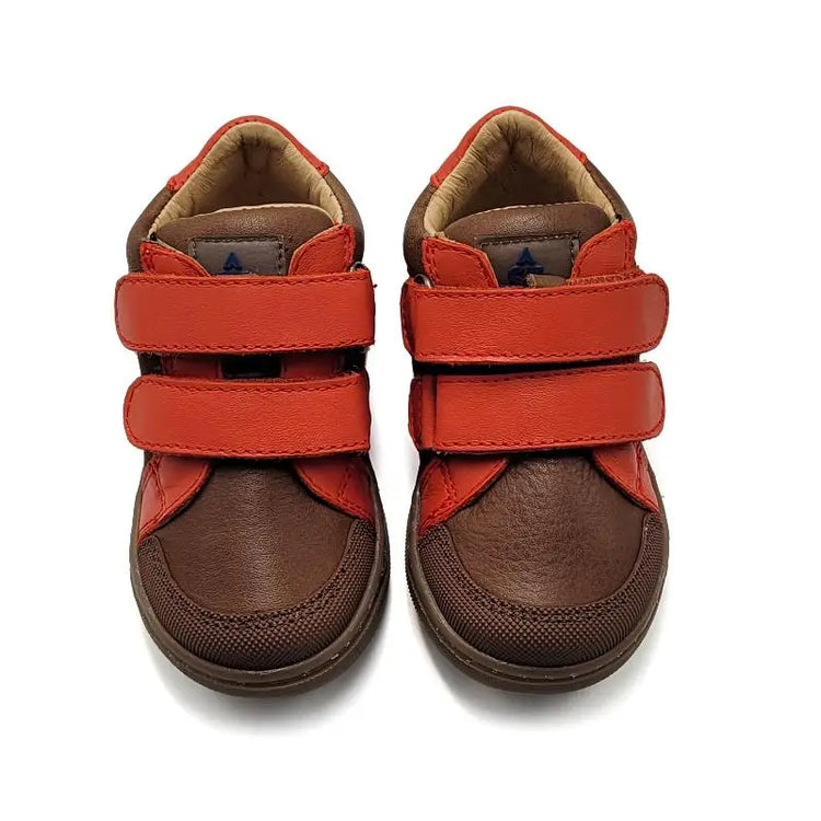 Acebos Brown Orange First Walker Sneaker 1329 - FIRST WALKER