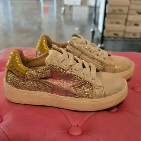 Acebos colorful glitter lace up sneaker 5461 - lace sneaker