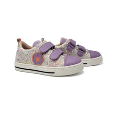 Acebos lilac glitter velcro sneaker 5603 - girls