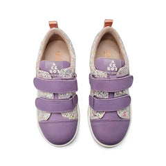 Acebos lilac glitter velcro sneaker 5603 - girls