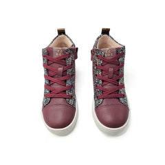 Acebos purple glitter high-top 5599 - girls