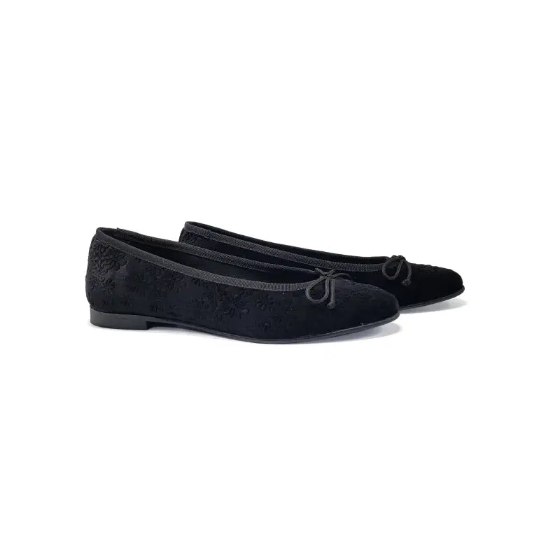 Andanines 222541 black floral ballet flat