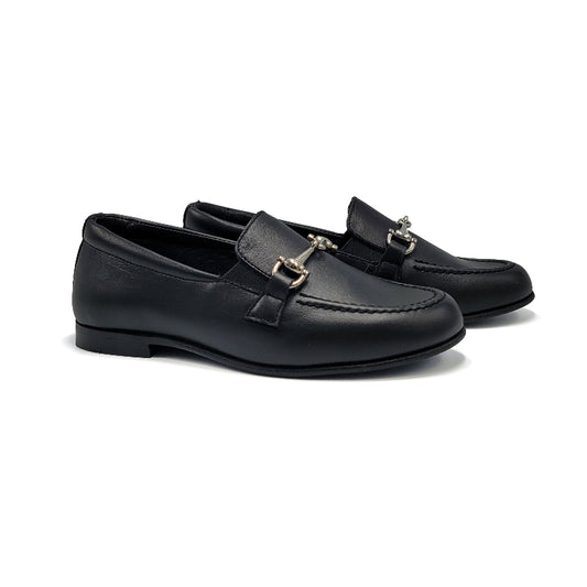 andanines-black-round-toe-boys-shoe