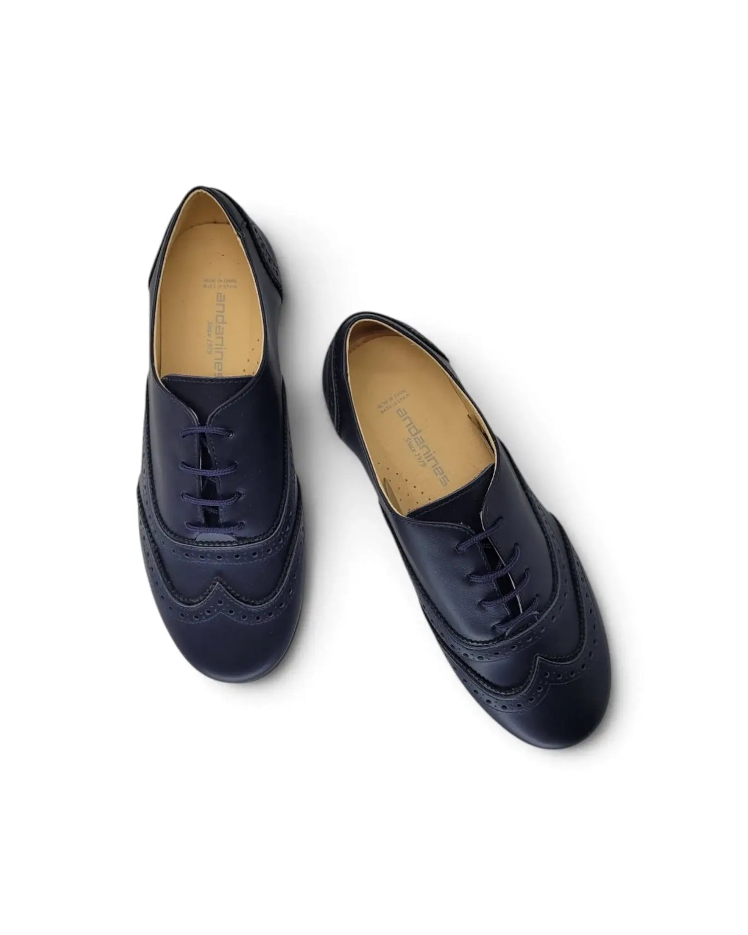 Andanines blue black laced oxford | kids leather shoes fast shipping