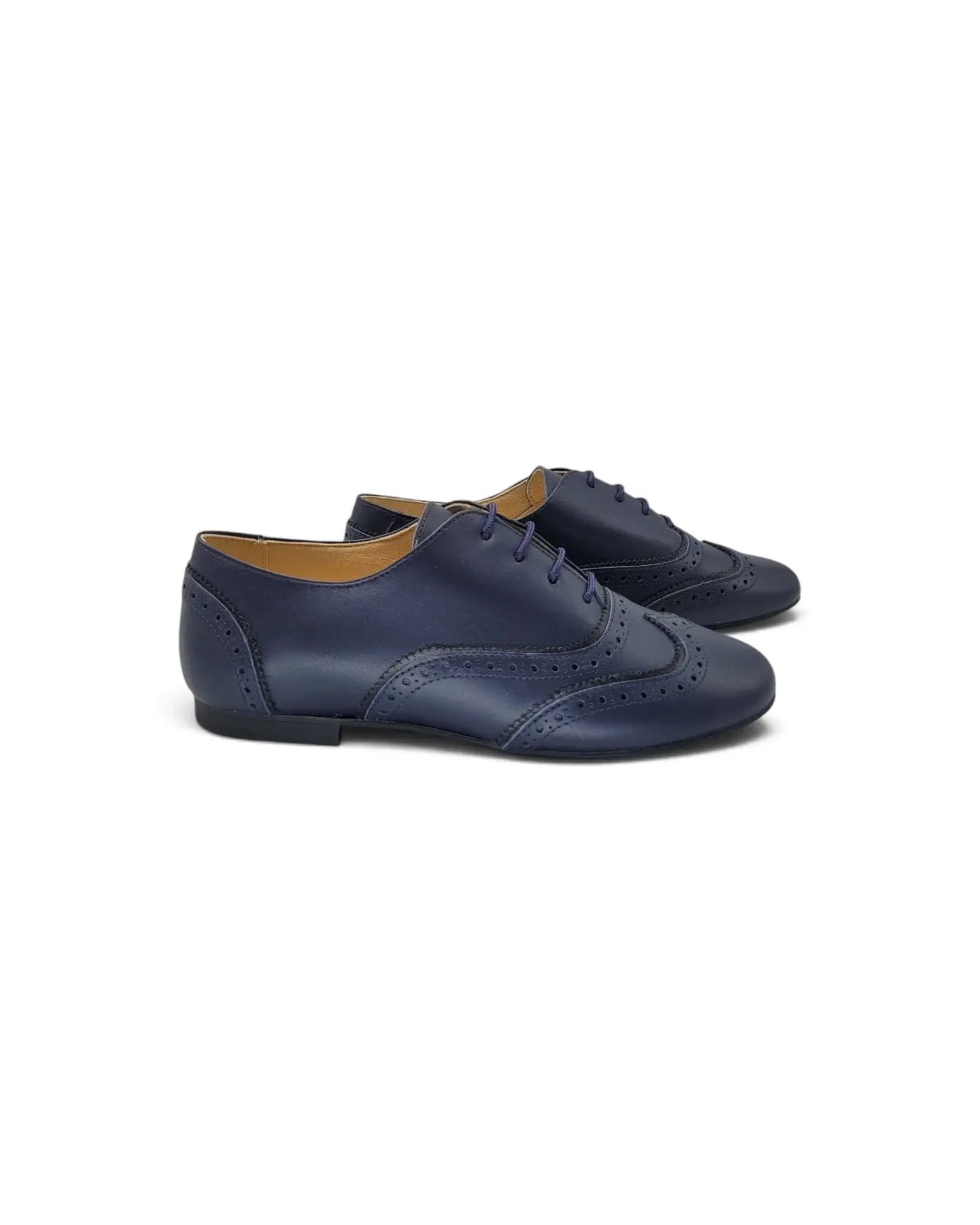Andanines blue black laced oxford | kids leather shoes fast shipping