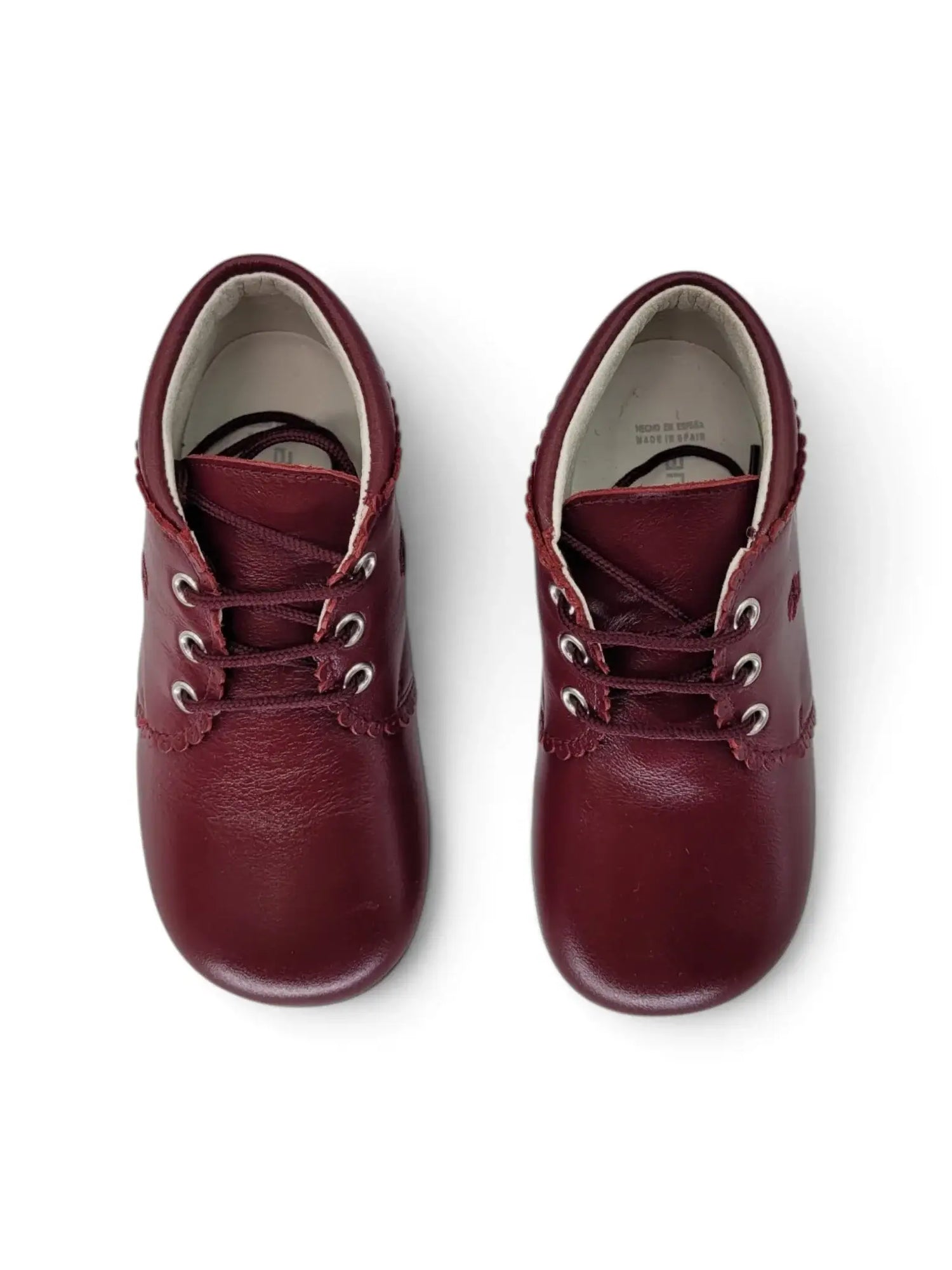 Andanines burgundy floral first walker bootie | kids fast shipping