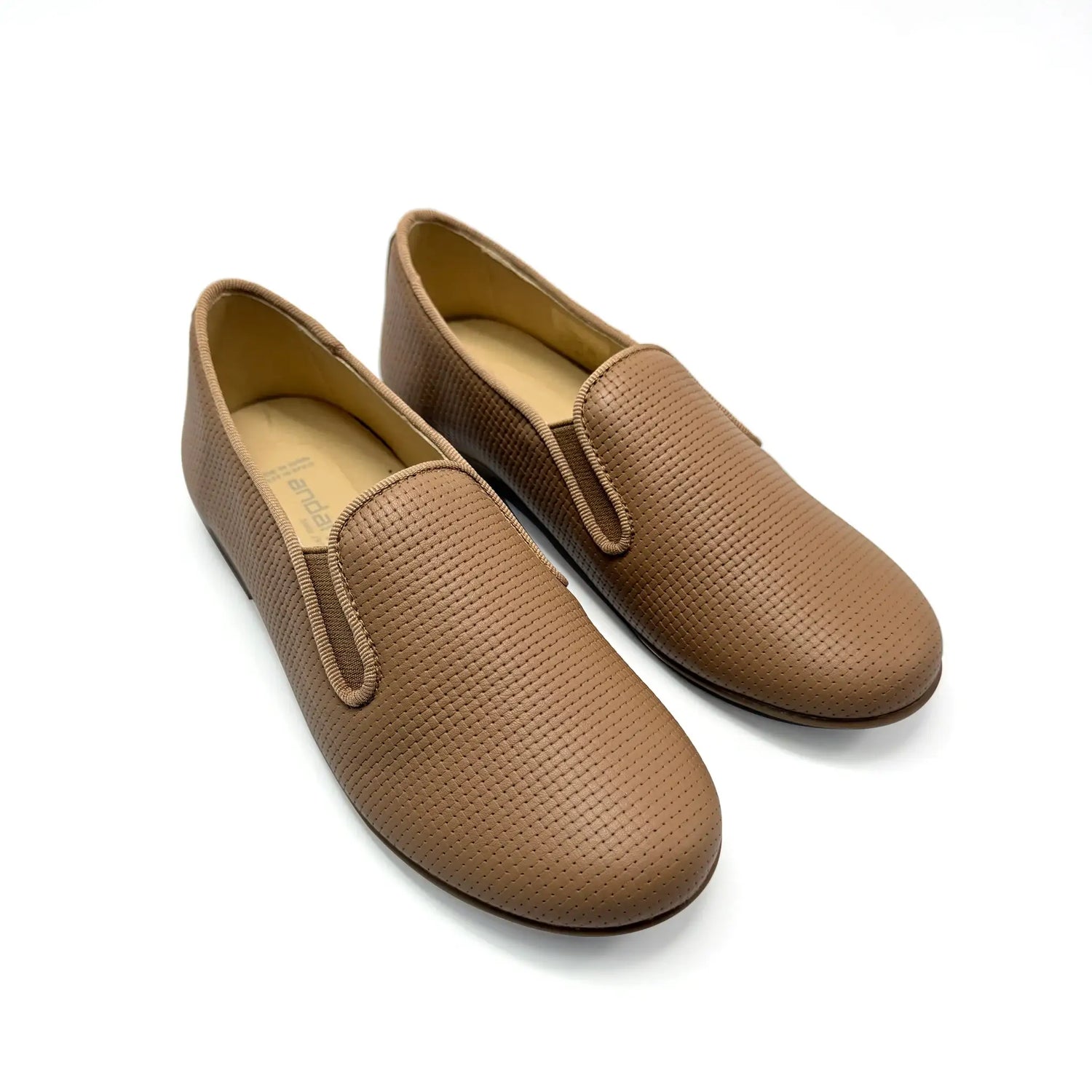 Andanines camel biscuit smoking shoe for boys fast shipping