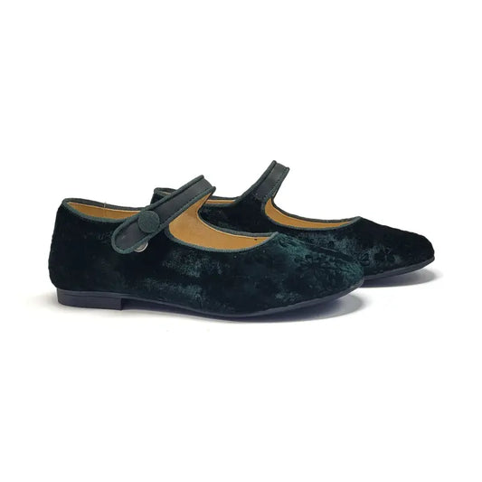 Andanines Green Floral Mary Jane 222465