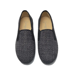 Andanines grey yarn smoking shoe 182447 - slip on dress shoe