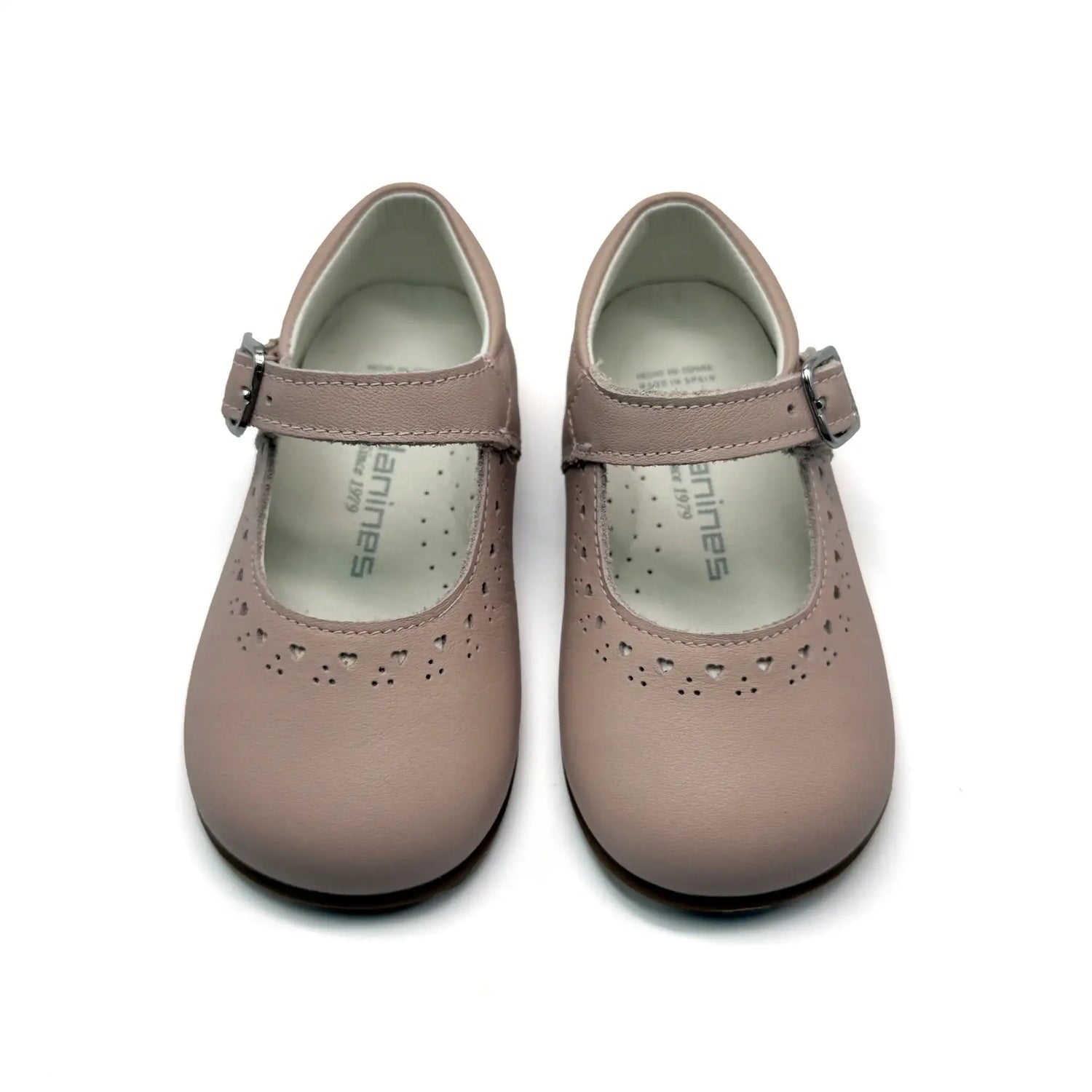 Andanines heart mary jane baby shoes pink fast shipping