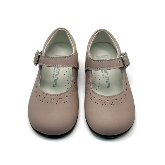 Andanines heart mary jane baby shoes pink fast shipping