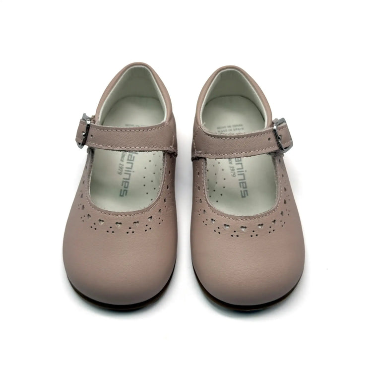 Andanines heart mary jane baby shoes pink fast shipping