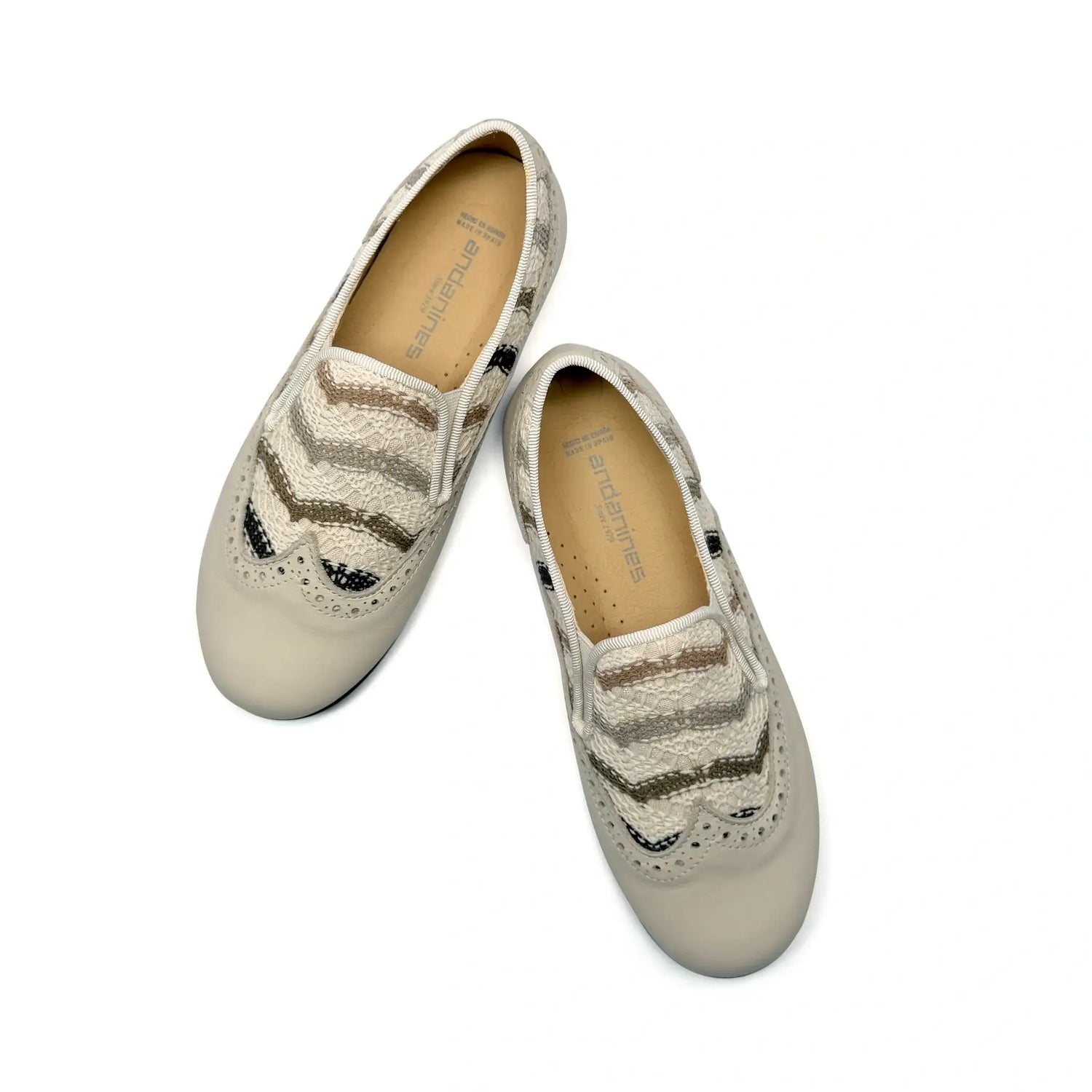 Andanines multicolor crochet slip on shoes fast shipping