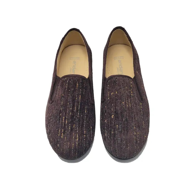 Andanines padova brown smoking shoe 182447 - slip on dress shoe
