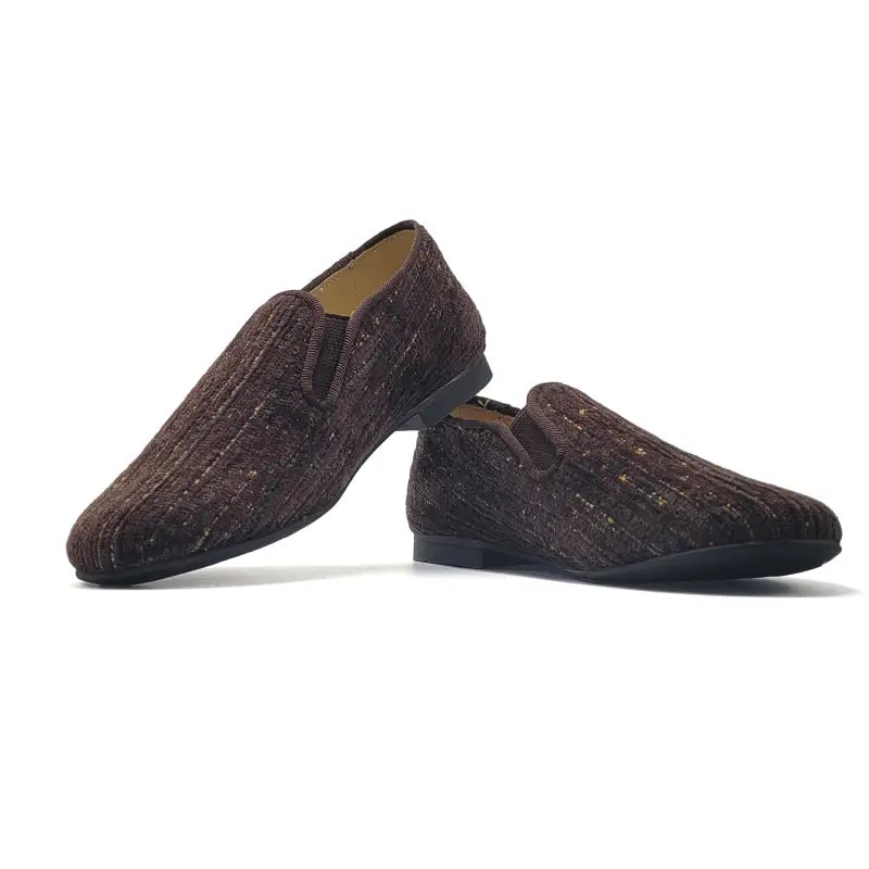 Andanines padova brown smoking shoe 182447 - slip on dress shoe
