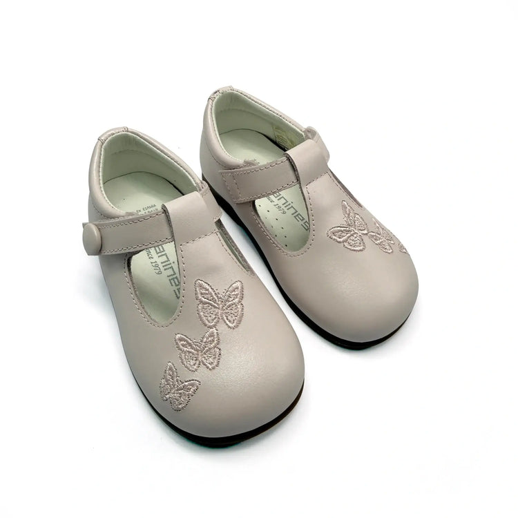 Pink butterfly baby mary jane shoes fast shipping