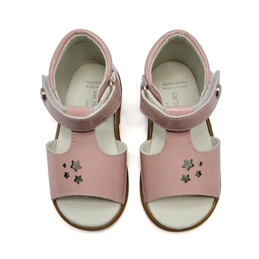 Andanines Pink Stars Velcro Baby Sandal 251501 - GIRLS