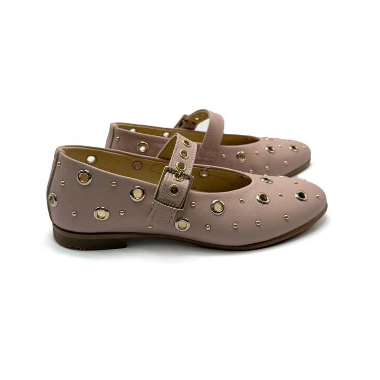Andanines powder pink mary jane flats fast shipping