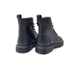 Atlanta mocassin black smooth bootie 01d - boot