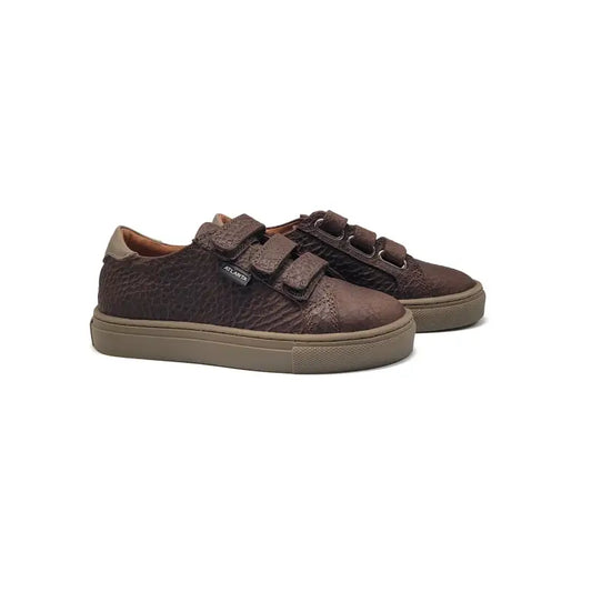 Atlanta mocassin brown burnt sugar velcro sneaker 523 - velcro sneaker