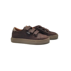 Atlanta mocassin brown burnt sugar velcro sneaker 523 - velcro sneaker