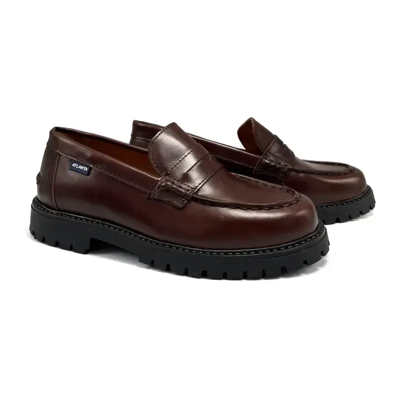 Atlanta-mocassin-brown-chunky-penny-loafer