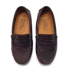 Atlanta mocassin burgundy crossfire penny loafer 032