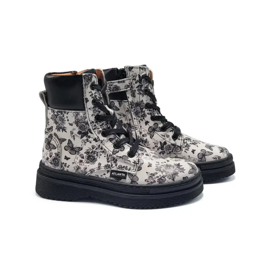 Atlanta mocassin butterfly print boot 111c