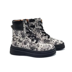 Atlanta mocassin butterfly print boot 111c