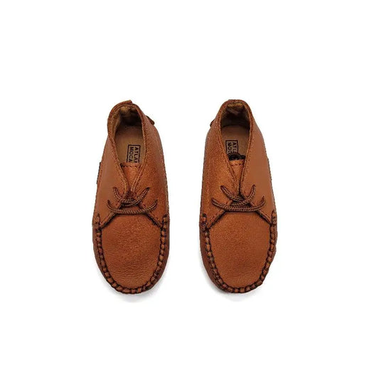 Atlanta Mocassin Camel Baby Bootie 073 - FIRST WALKER
