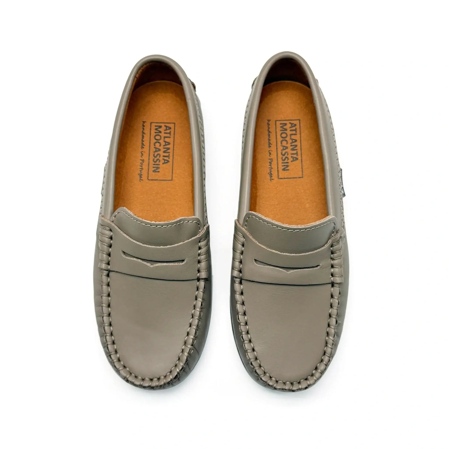 Atlanta mocassin earth penny loafer rubber sole 032 | laced shoe fast shipping