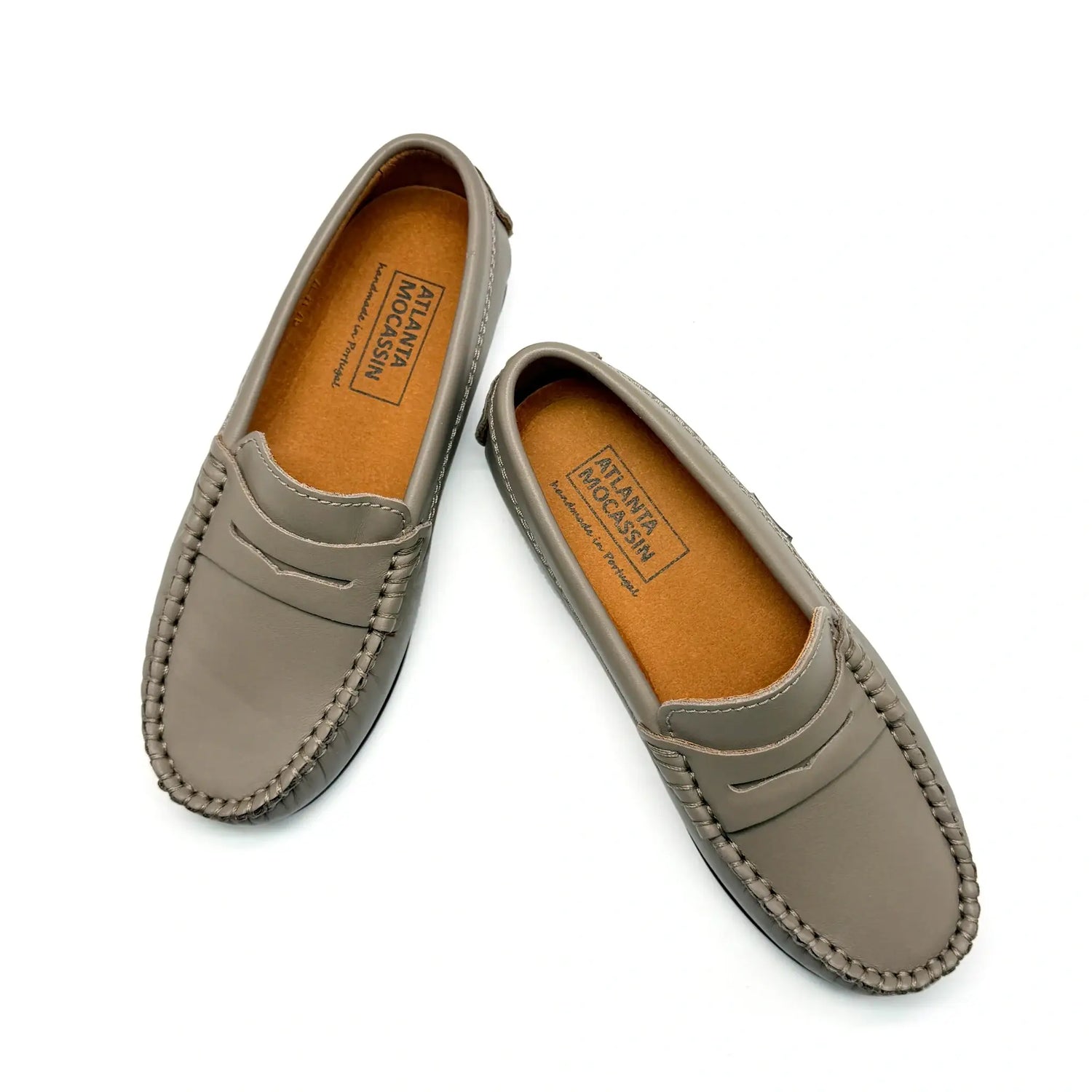 Atlanta mocassin earth penny loafer rubber sole 032 | laced shoe fast shipping