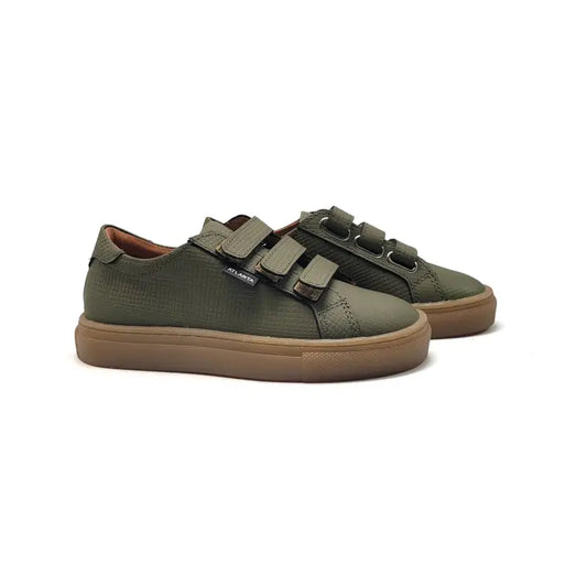 Atlanta mocassin green earth gomatti velcro sneaker 523 - velcro sneaker