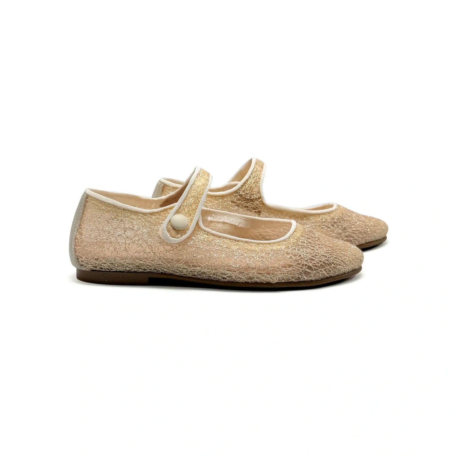 Maria catalan gold shimmer mary jane wedding shoes fast shipping