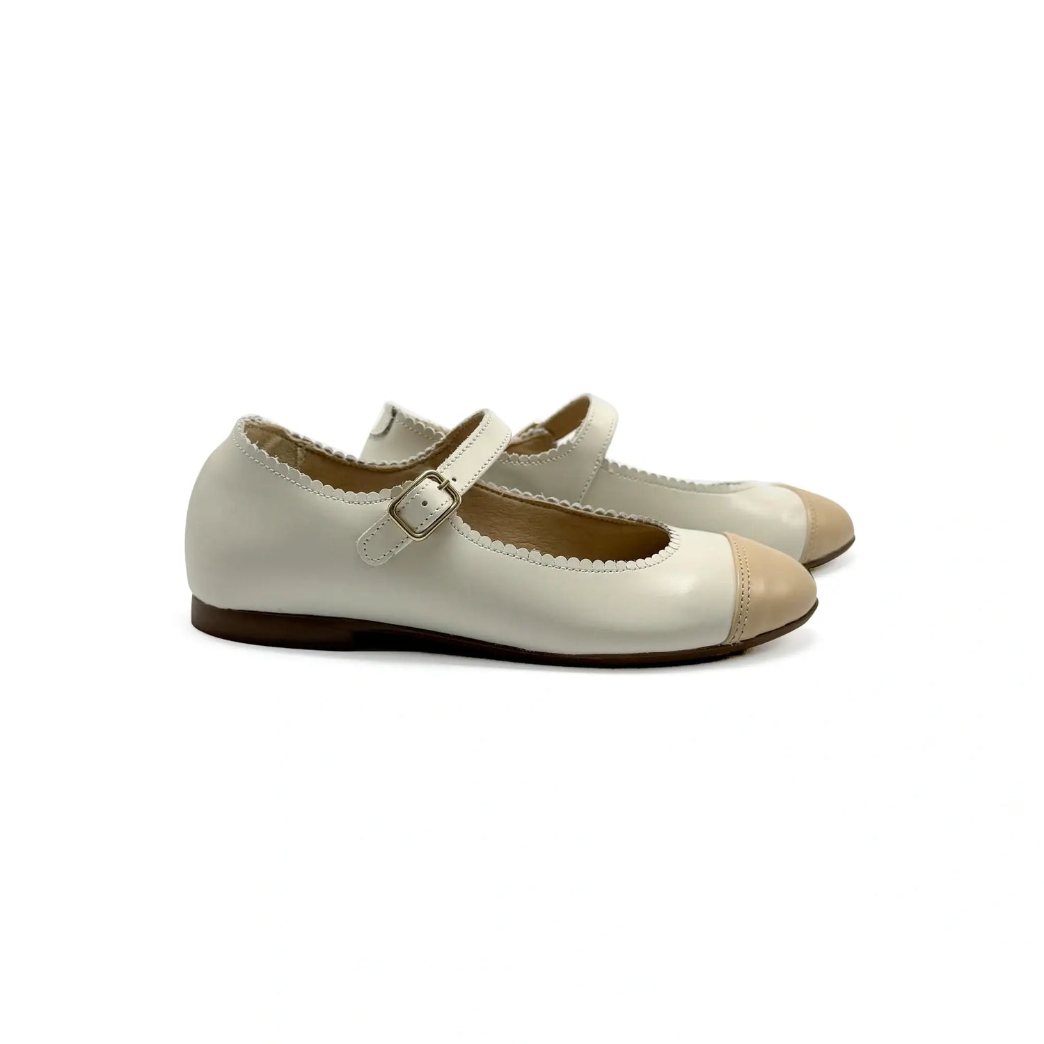 Blublonc cora milky latte mary jane shoes fast shipping