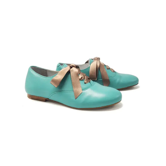Bellusa sea foam green lace up oxford. ***final sale - oxford